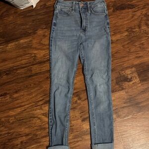 Hollister High Rise Blue Jeans